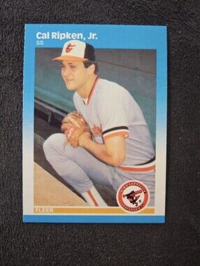 1987 Fleer #478 Cal Ripken, Jr.  Baltimore Orioles NM